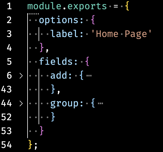 Code of the boilerplate project module