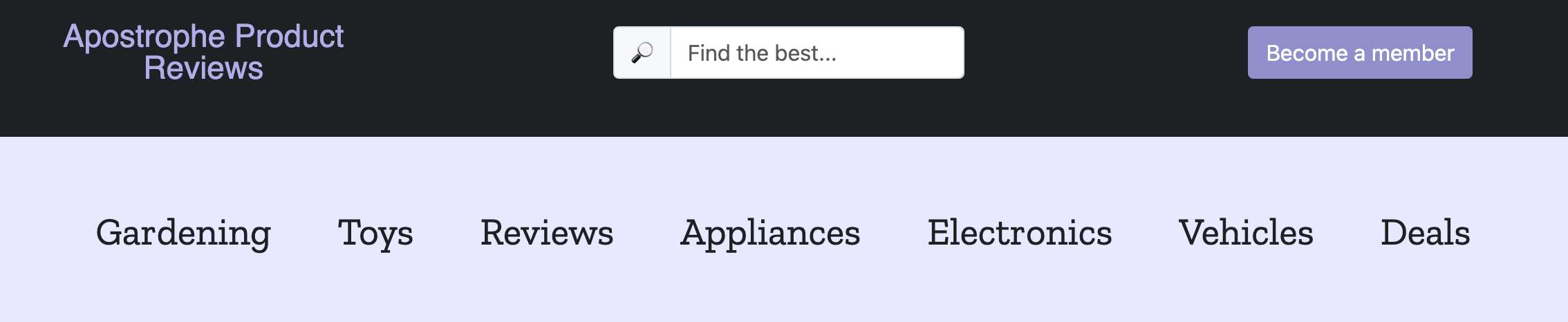 screenshot of pagetree generated navigation